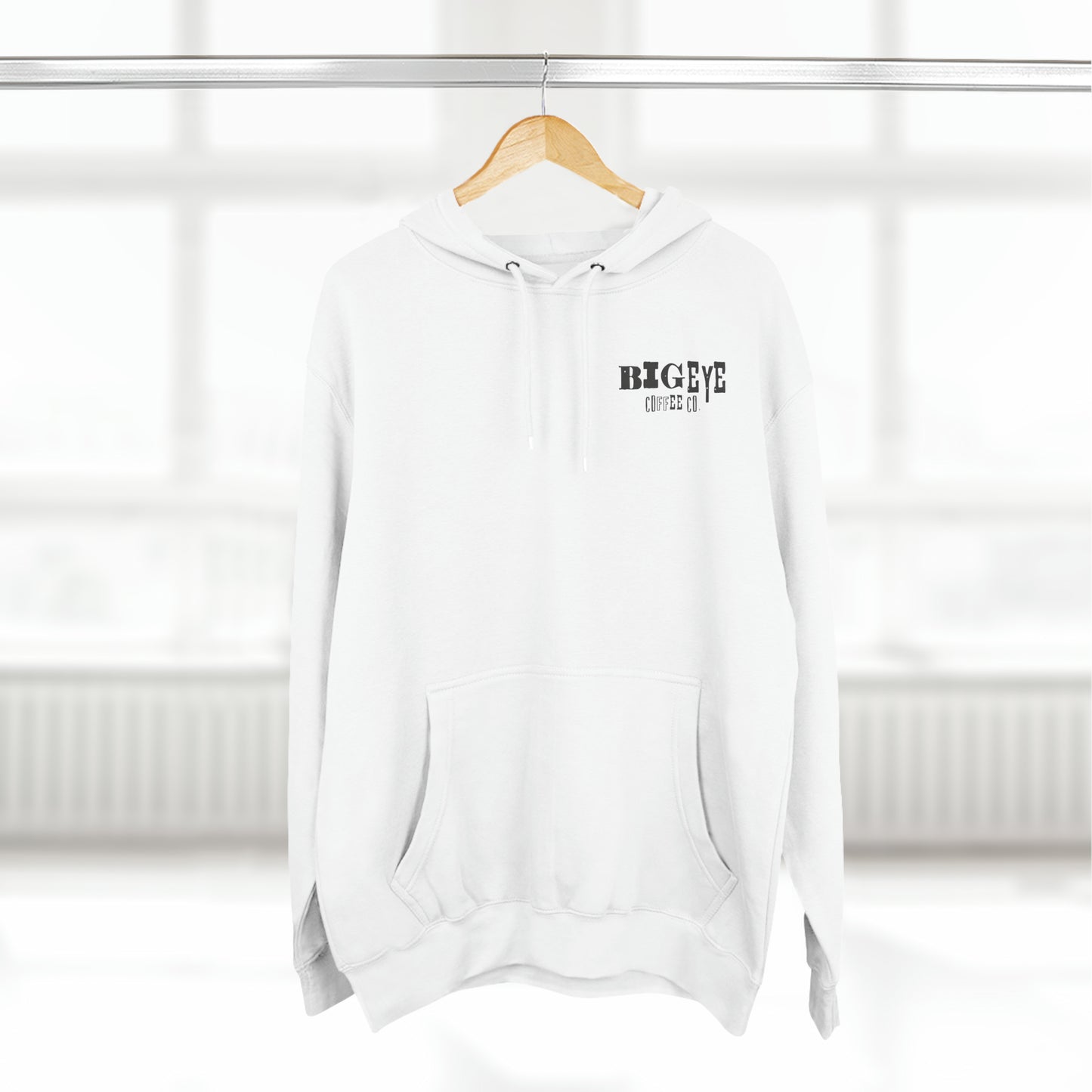Three-Panel Fleece Hoodie